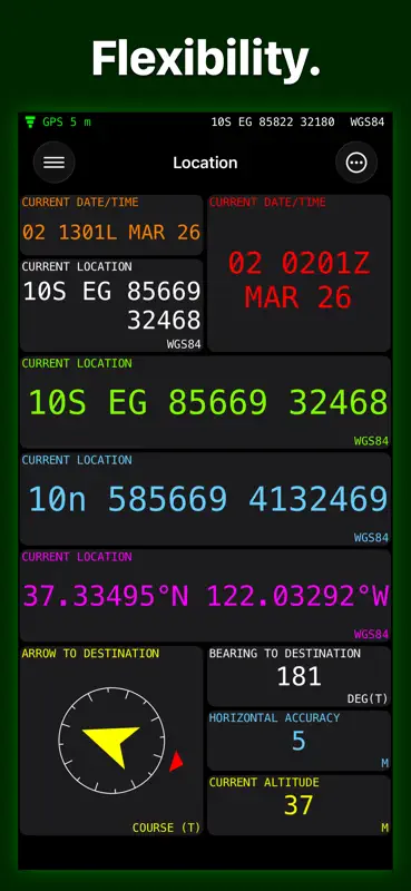 MilGPS screenshot 5 of 5
