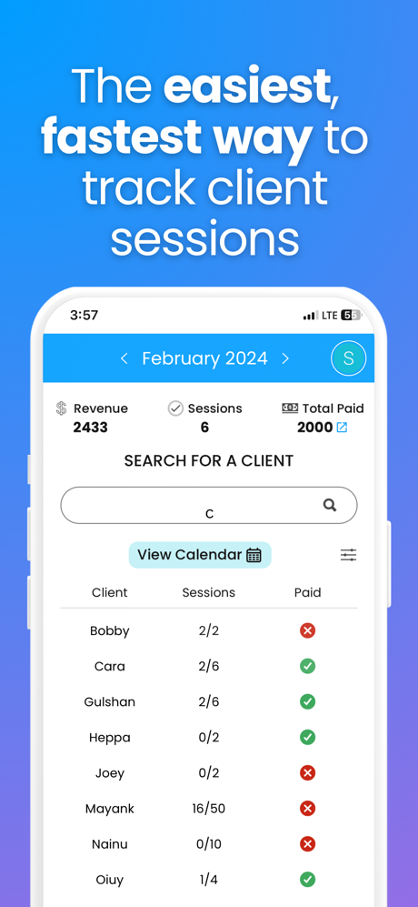 Client Progress Tracker EZbook screenshot 1