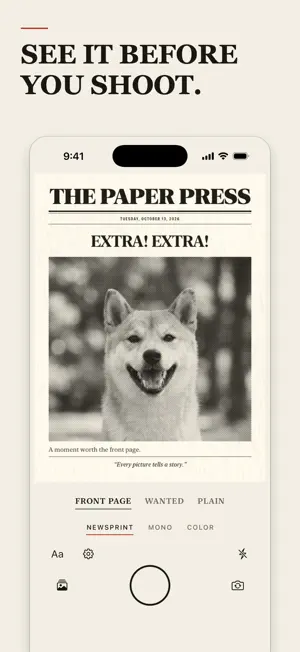 Paper Press: Front Page Camera screenshot 4