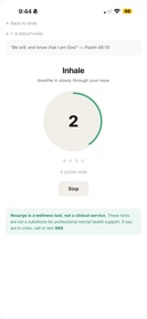 Resurgo Student Wellness screenshot