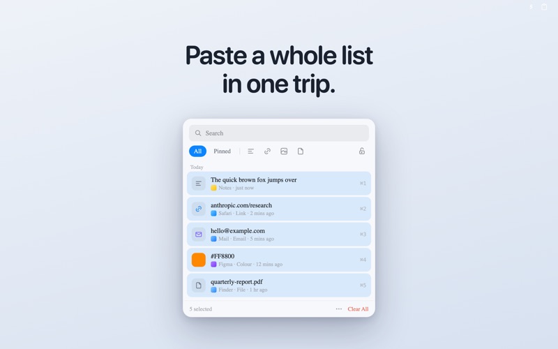 Stash – Clipboard Manager screenshot