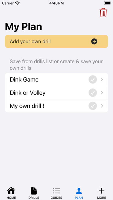 Pickleball Drills & Guide Screenshot