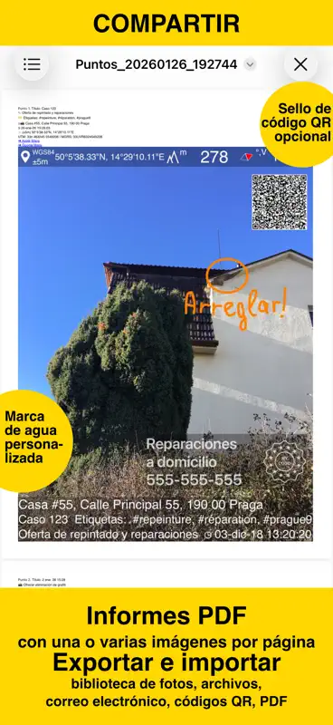GPS Cámara 55. Foto+ubicación. screenshot 3 of 10