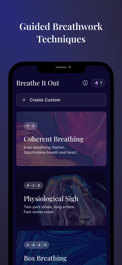 Breathe It Out – Breathing App screenshot 2