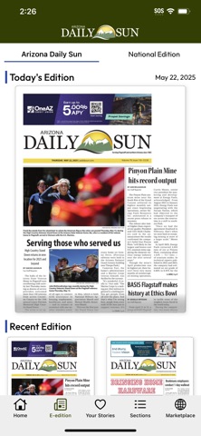 Arizona Daily Sun screenshot