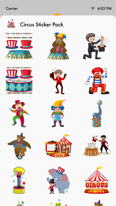 Circus Stickers Pack Screenshot