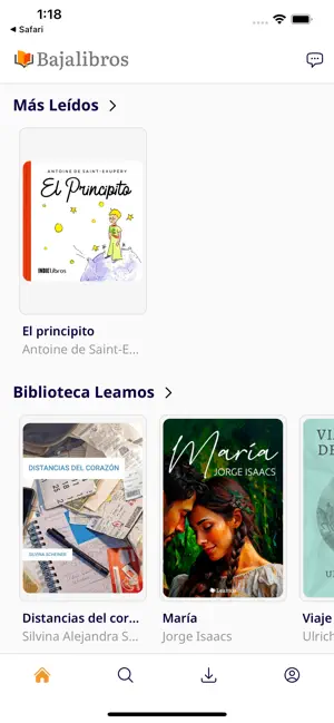 BajaLibros Reader iPhone screenshot 1