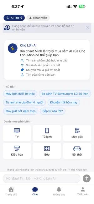 Chợ lớn iPhone screenshot 4