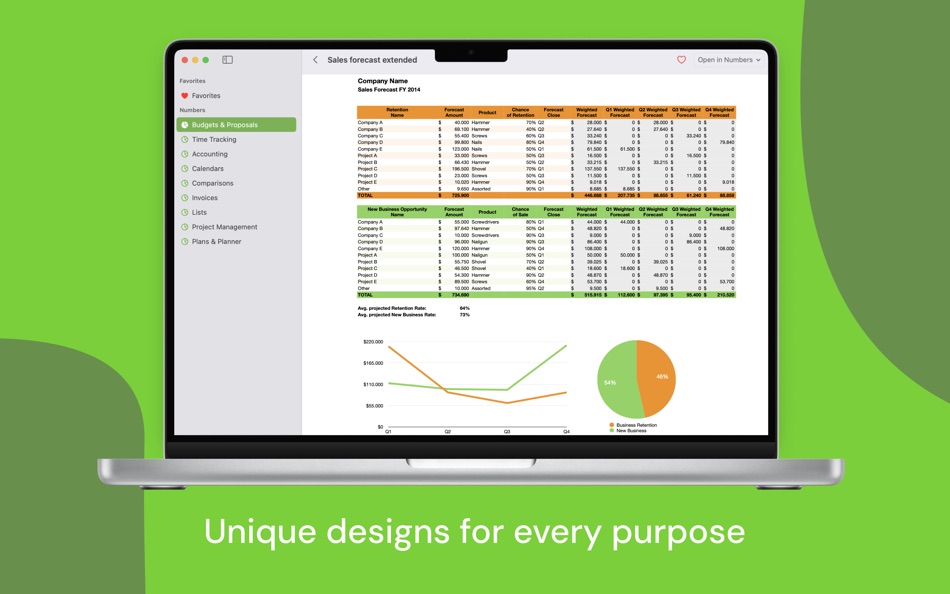#3. Templates for Numbers Pro (macOS) 由: Made for Use