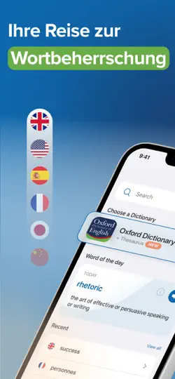 Screenshot von Wörterbuch - Oxford Dictionary auf dem iPhone 1