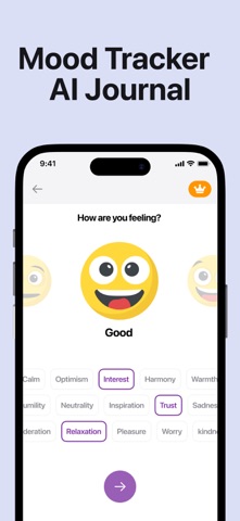 Mood Tracker AI Journal - Fsol screenshot