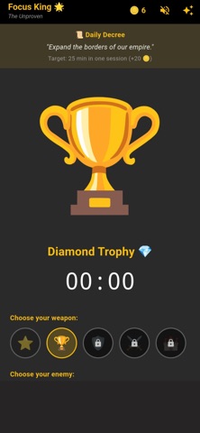 Focus King: Stay sharp King iPhone screenshot