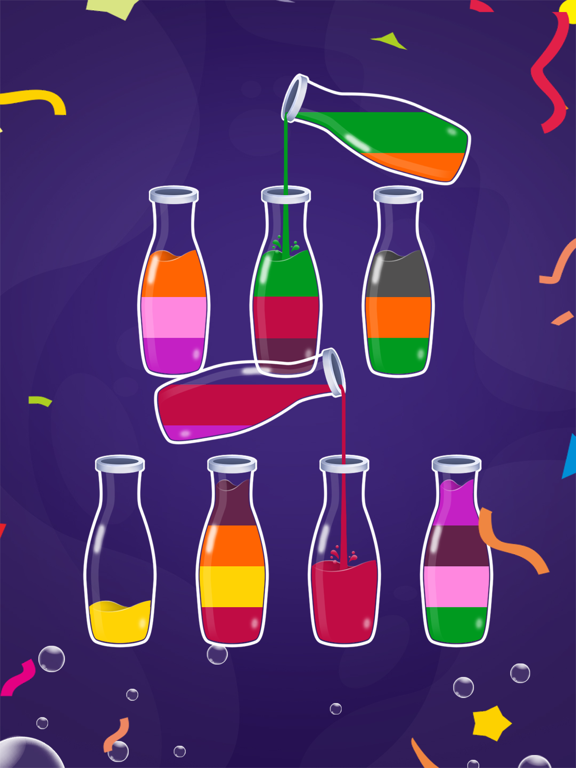 ASMR Water Sort - Color Puzzle iPad screenshot 3 - Games app