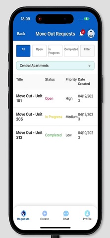 SetRents Maintenance Manager screenshot