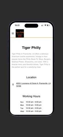 Tiger Philly iPhone screenshot