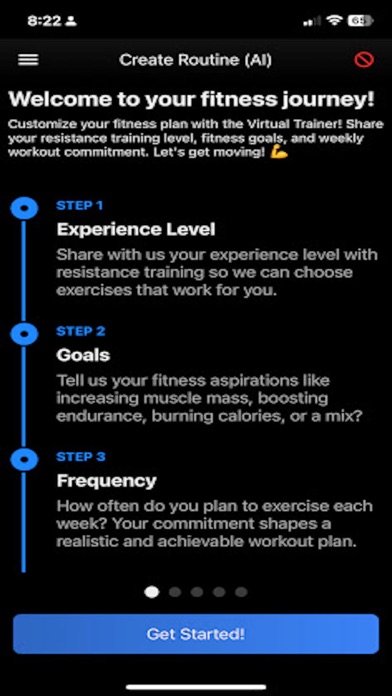 Virtual Trainer - AI & Fitness iPhone screenshot 4 - Health & Fitness app