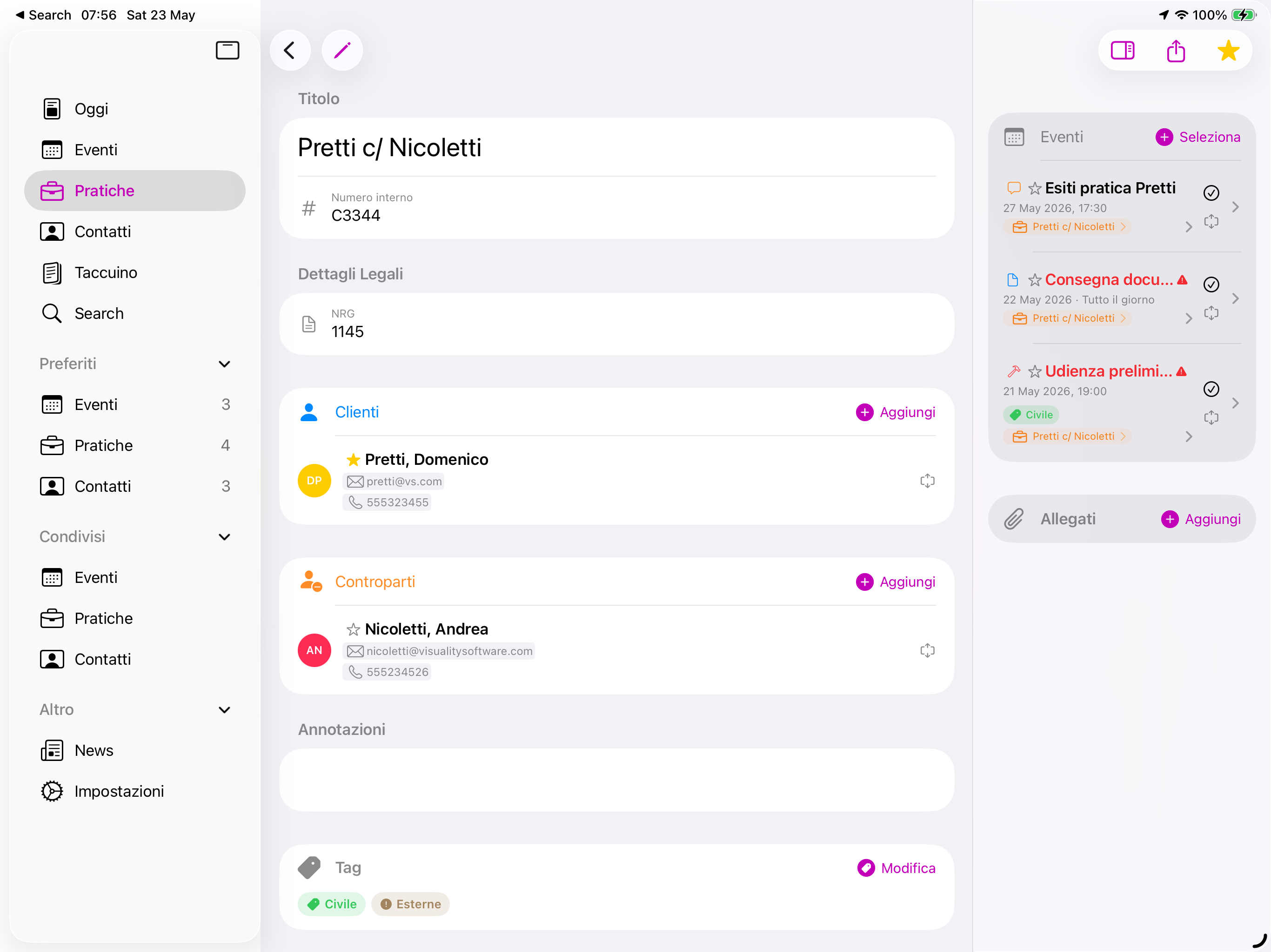 Agenda Legale PRO screenshot 13