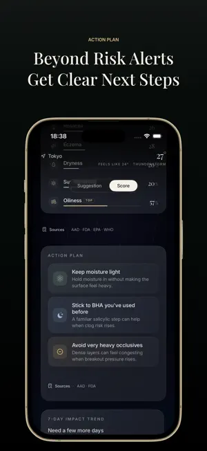 SkinCast: Weather Skincare screenshot 4