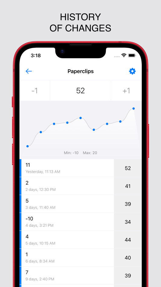 #2. Taptic: Tally Counter (iOS) 由: Sergei Ivanov