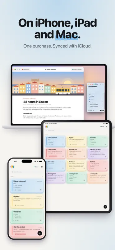 Qote: Sticky Notes & Checklist screenshot 2 of 7