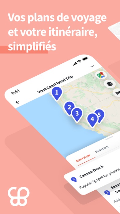 Screenshot #1 pour Wanderlog Planificateur Voyage