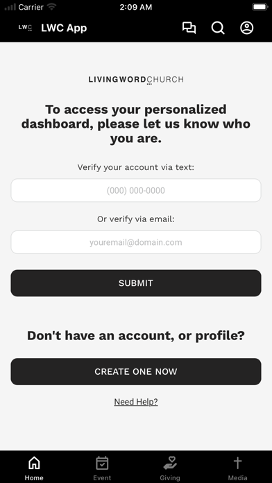 Screenshot 1 of Living Word Church (Dayton) App