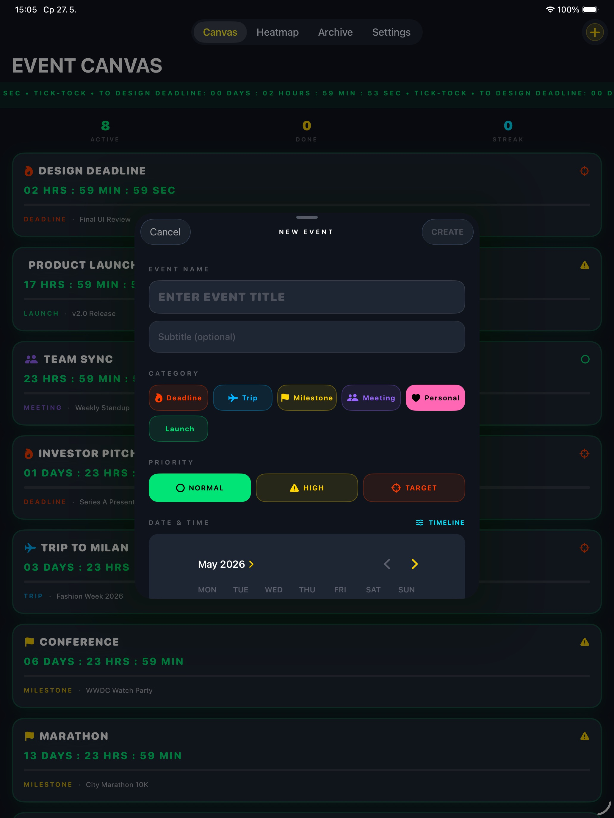 Canvority: Event Canvas screenshot 12