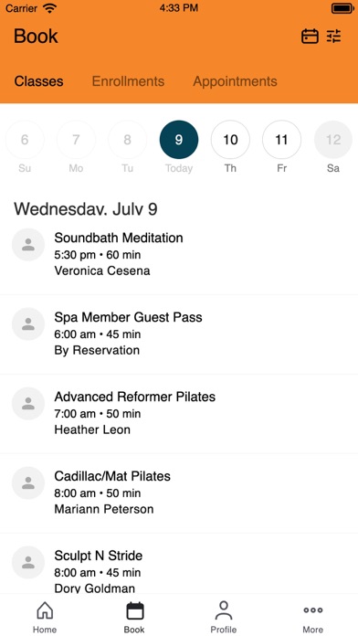 Rancho Valencia Fitness Screenshot