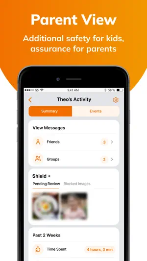 Stars Messenger Kids Safe Chat screenshot 4