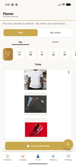 Keepr: Wardrobe Organizer screenshot 3