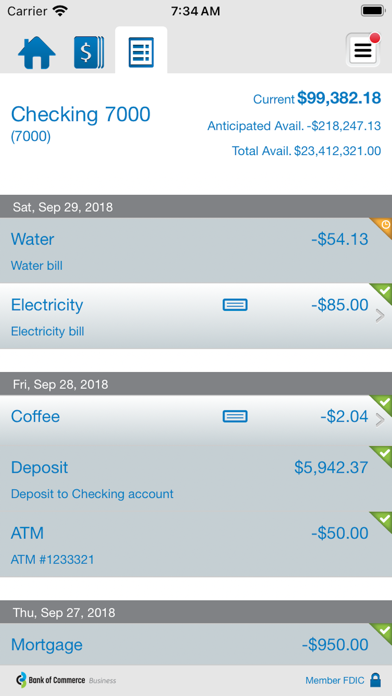 Bank of Commerce Business (OK) Screenshot