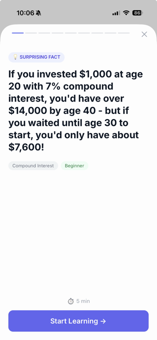 Whet: Learn Something Daily Screenshot 7 of 10