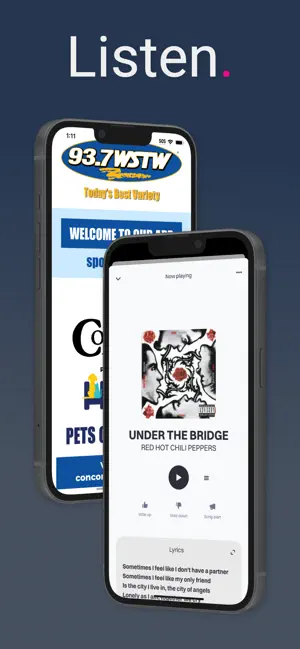 93.7 WSTW screenshot 1
