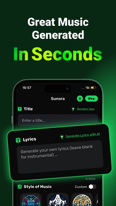 AI Song Generator: Sunora Screenshot