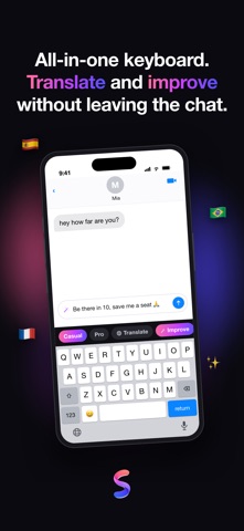 Swaytype: AI Tone Keyboard Screenshot 1 of 5