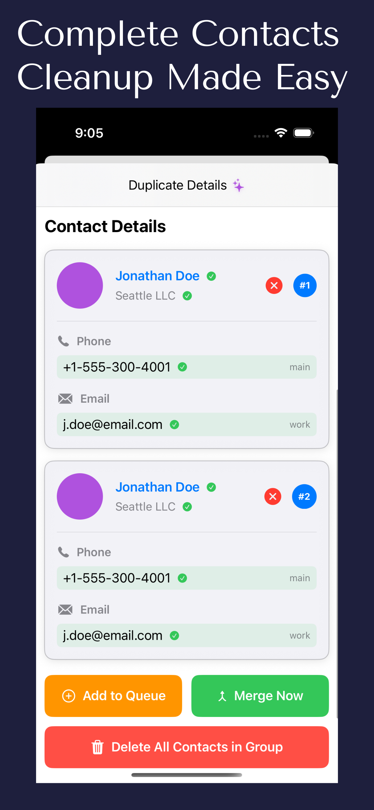 AI Contacts Manager