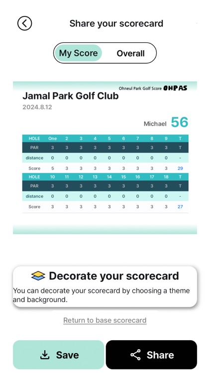 Ohpas, Ohneul Parkgolf Score screenshot-6