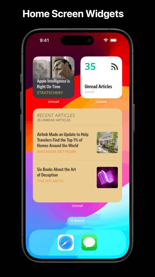 #9. Unread: An RSS Reader (macOS) Bởi: Golden Hill Software