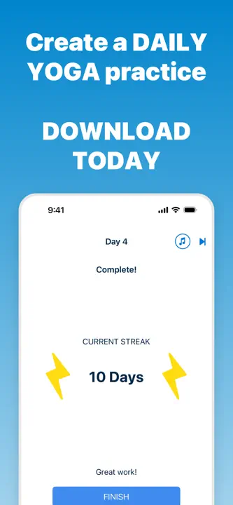 5 Minute Yoga Workouts: Screenshot 8 von 8