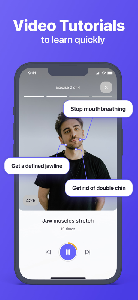 Mewing: Face & Chin Exercise screenshot 3