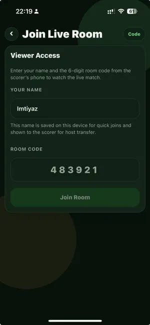 CueCraft Snooker Scoreboard screenshot 2