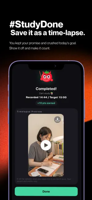 AngryMoti: Timelapse Pomodoro screenshot 4