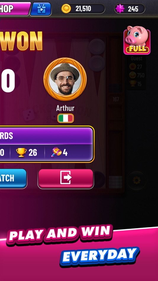 #6. Backgammon Plus - Board Games (iOS) di: Zynga Inc.