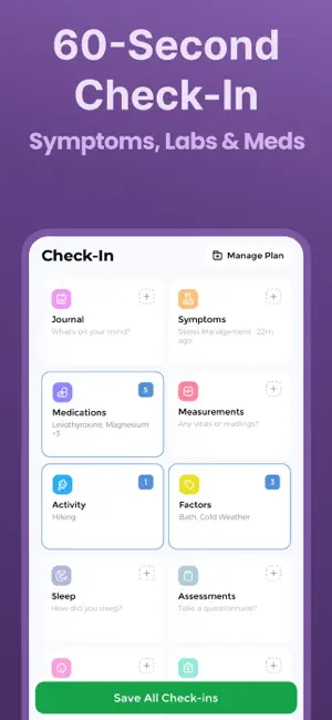 Hashimoto Tracker screenshot 2