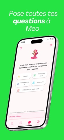 Meoria : orientation avec l'IA screenshot