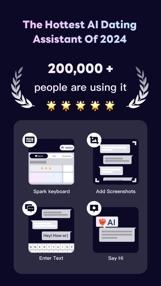 #1. Spark Up:AI Dating Wingman (iOS) 来自: TIMCHI PTE.LTD.