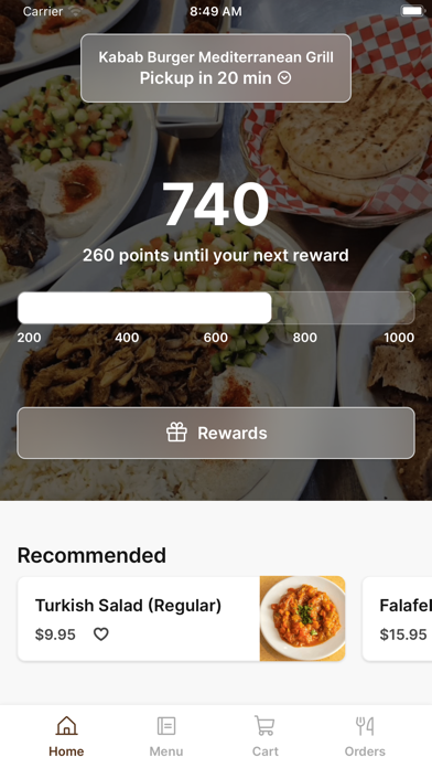 Kabab Burger Med. Grill iPhone screenshot 1 - Food & Drink app