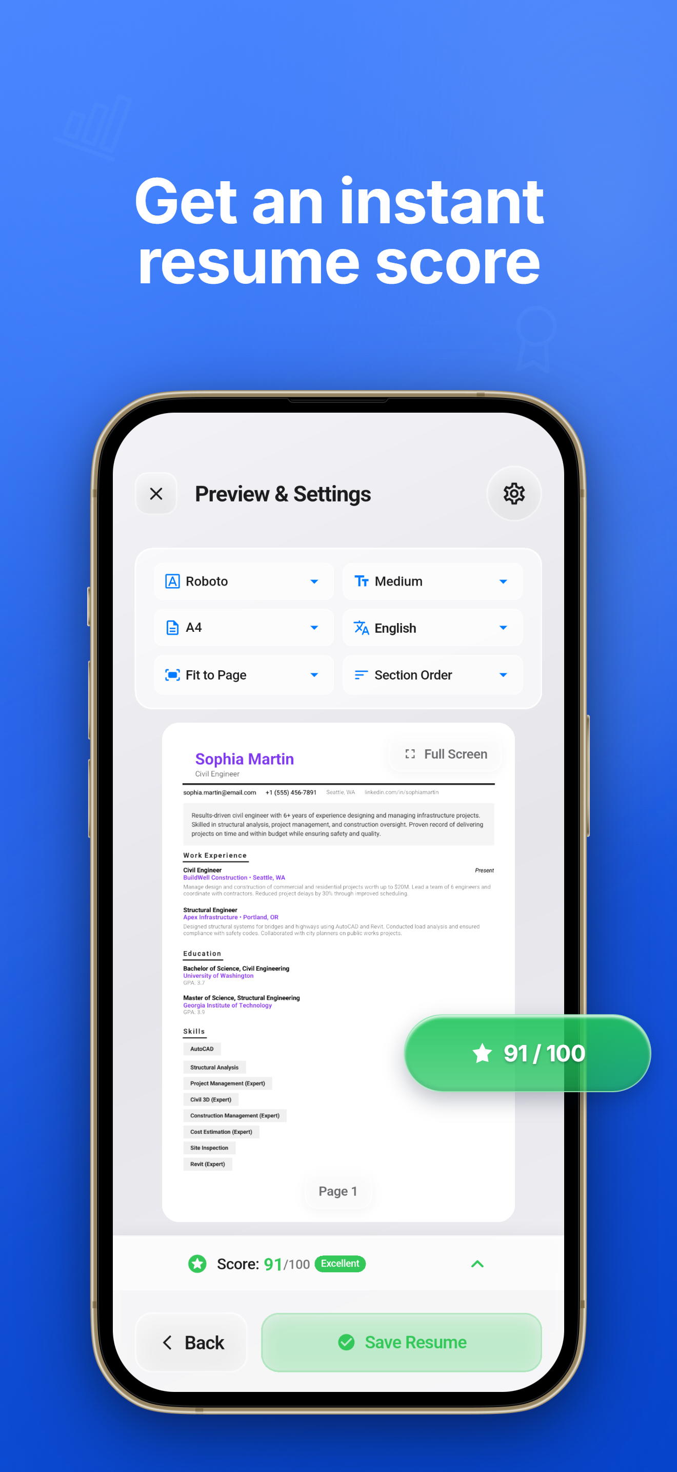 ProResume: CV & Resume Builder screenshot 3