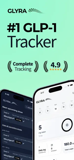 Glyra – GLP-1 Tracker screenshot 1