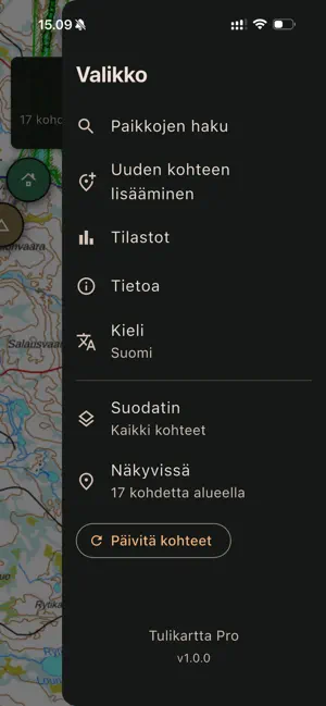 Tulikartta Pro screenshot 3